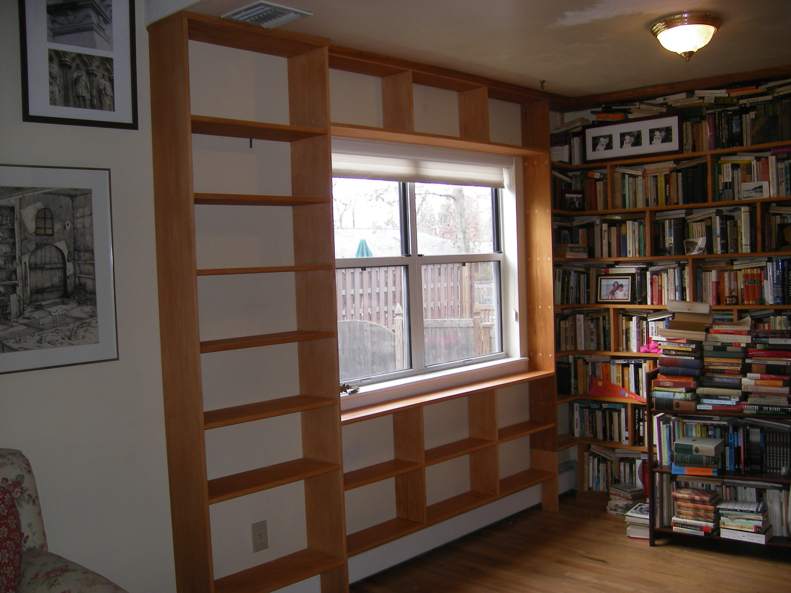 custom book case